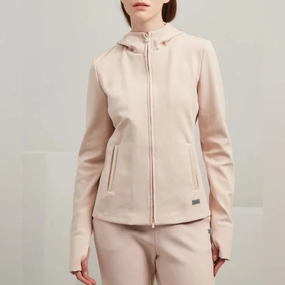 Max Mara Smart Active Label-cut Technical Jersey Jacket Size: M Spring - Picture 2 of 16